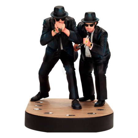 Blues Brothers socha Jake & Elwood On Stage 17 cm - Vážne poškodené balenie